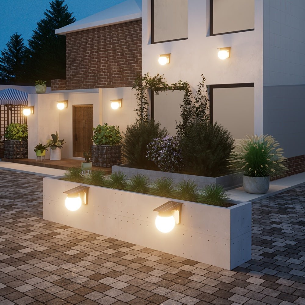 Solar Globe Wall Light