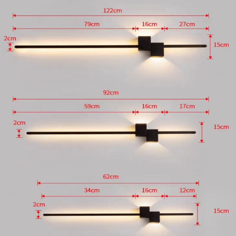 Minimalist LED Wall Light for Modern Room Ambiance