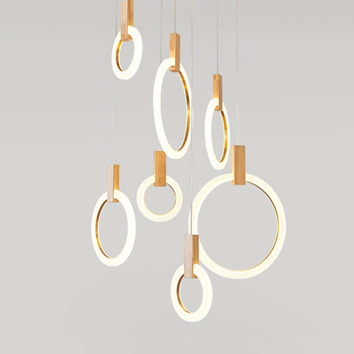 Acrylic Ring Chandelier