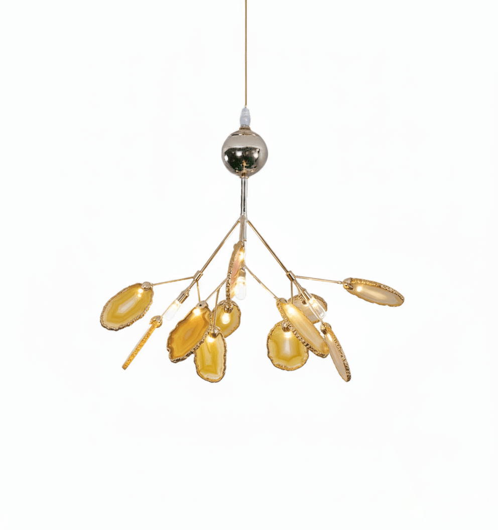 Agate Flake Chandelier