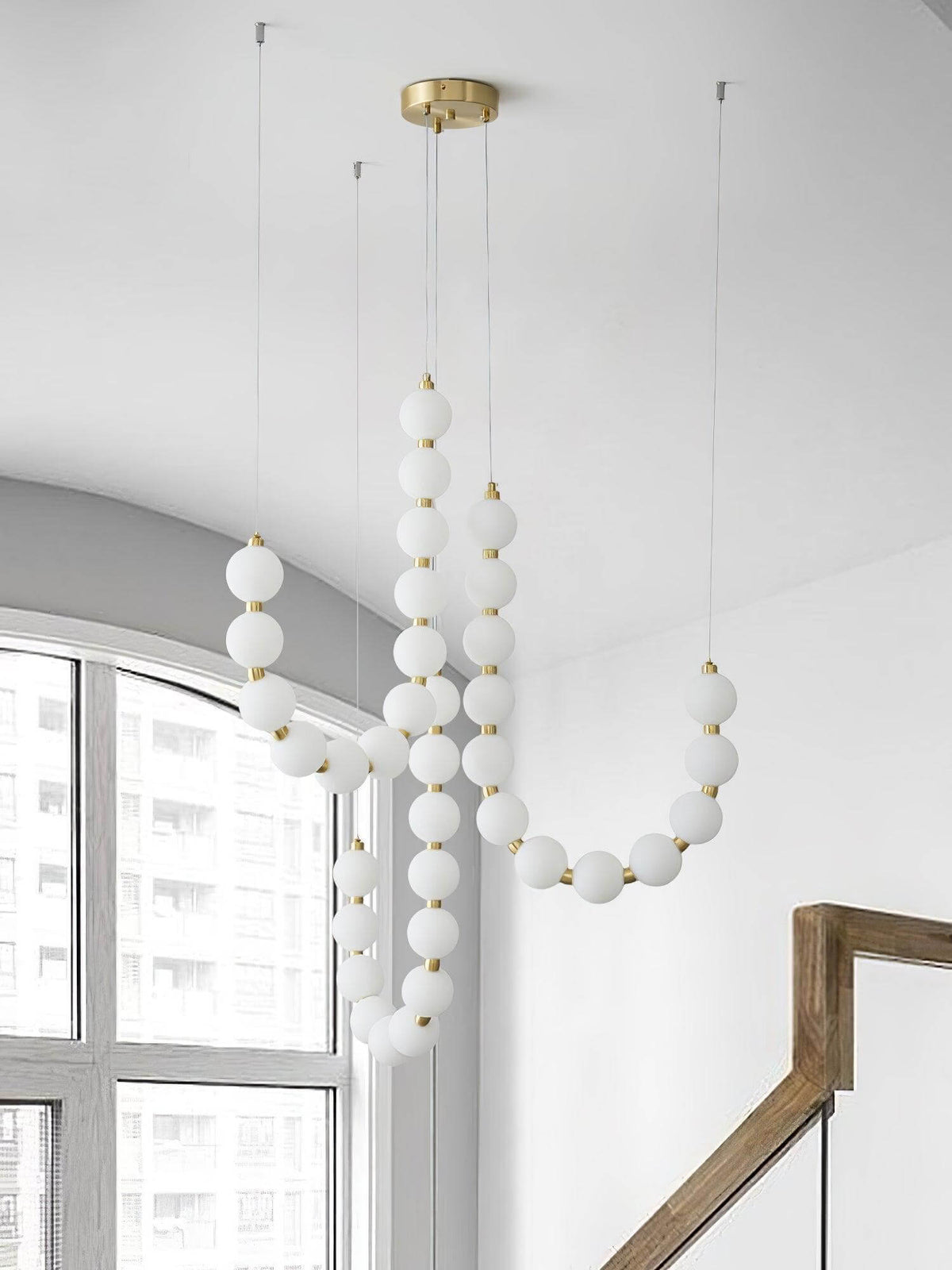 Art Pearl Necklace Chandelier
