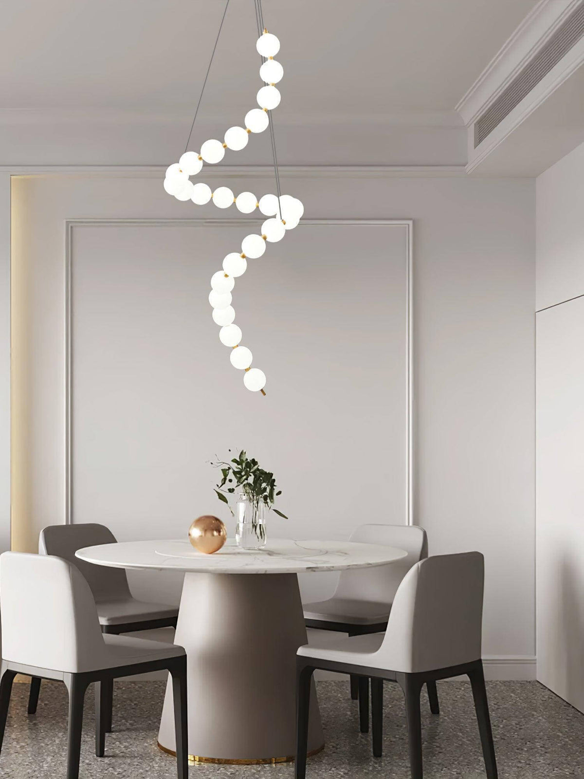 Art Pearl Necklace Chandelier