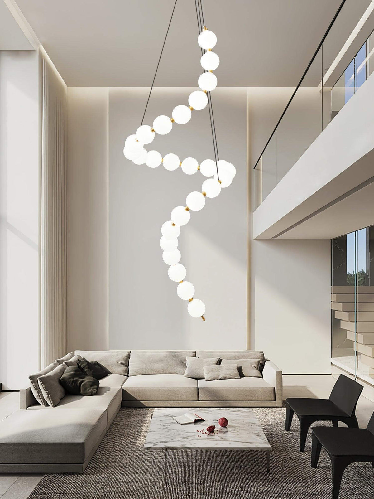 Art Pearl Necklace Chandelier