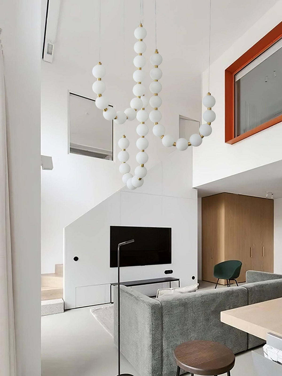 Art Pearl Necklace Chandelier