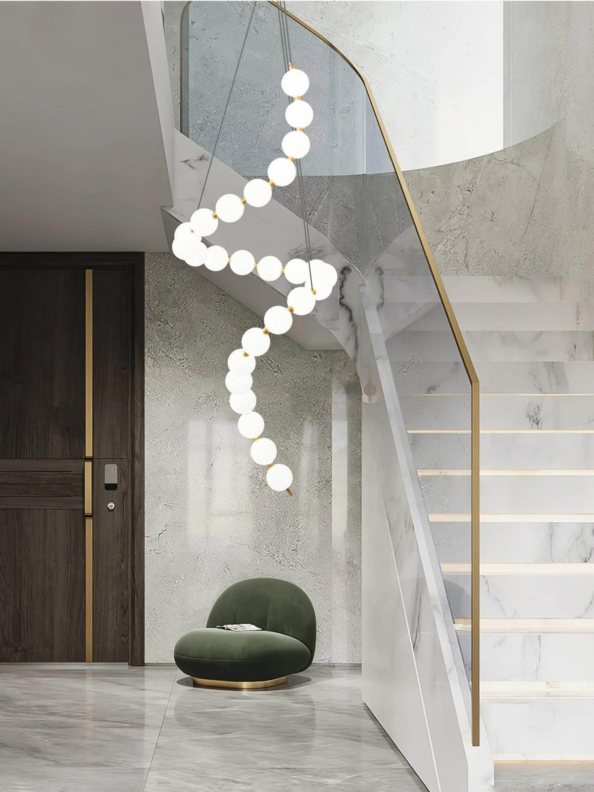 Art Pearl Necklace Chandelier