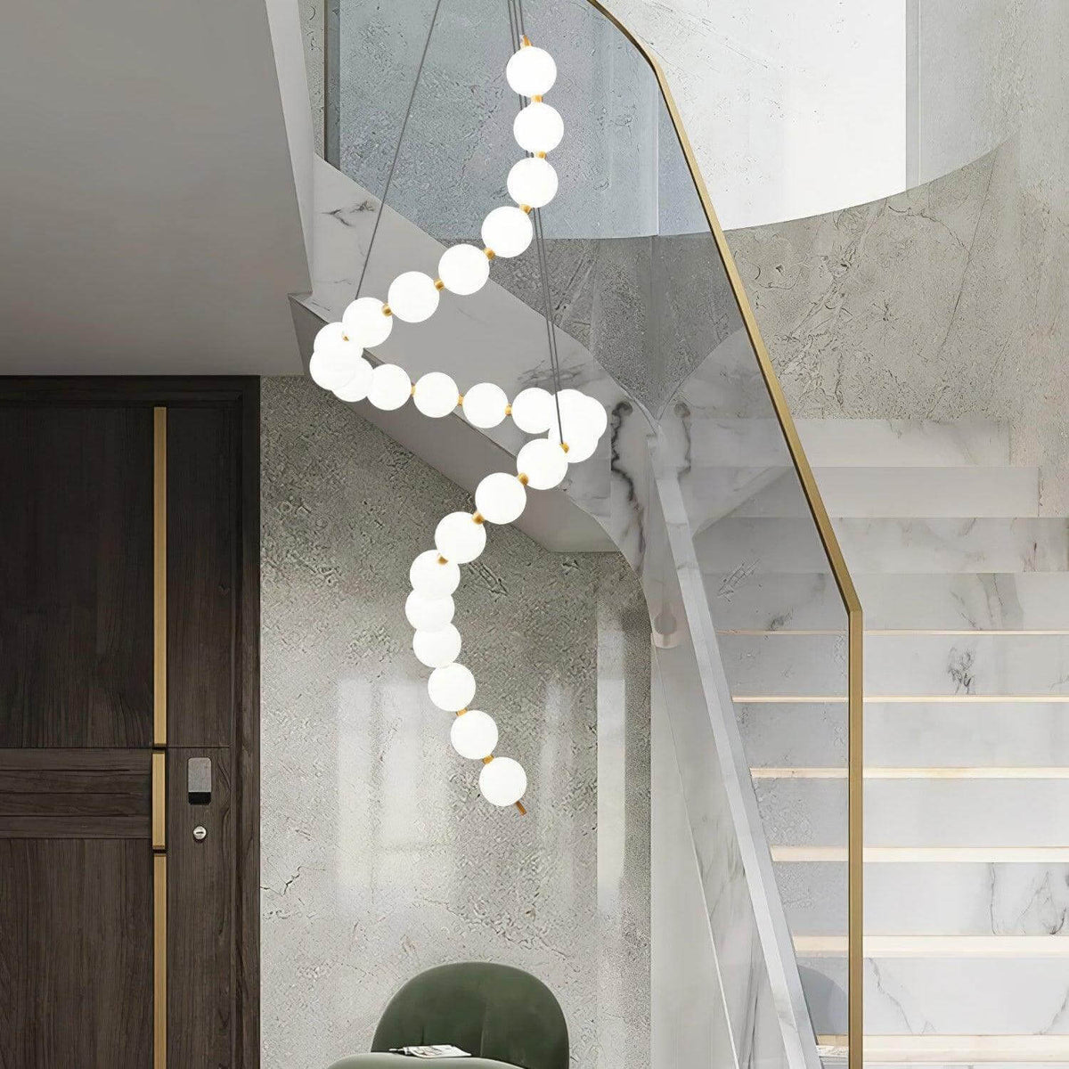 Art Pearl Necklace Chandelier