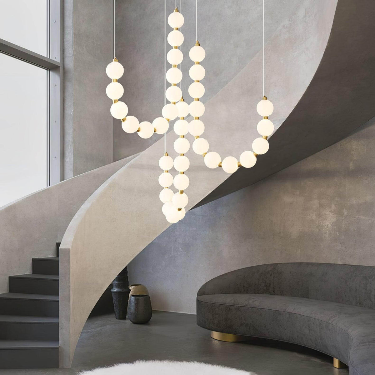 Art Pearl Necklace Chandelier