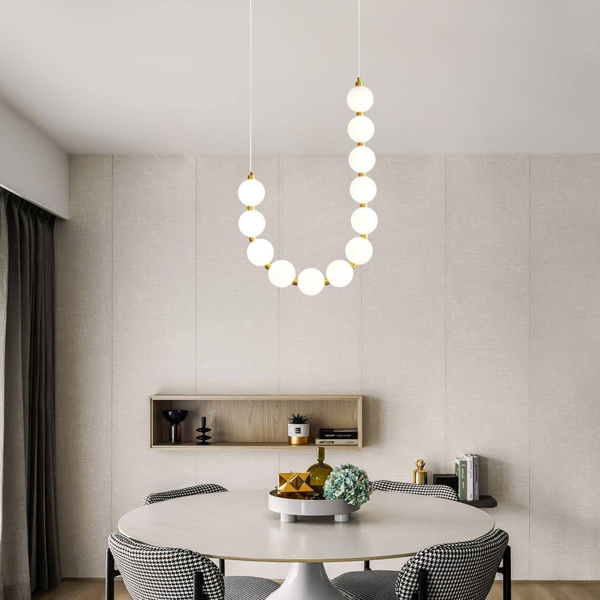 Art Pearl Necklace Chandelier