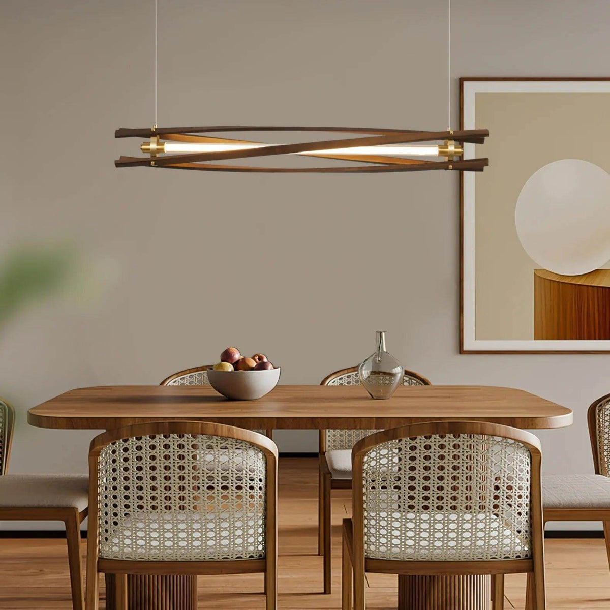 Axis Wood Chandelier
