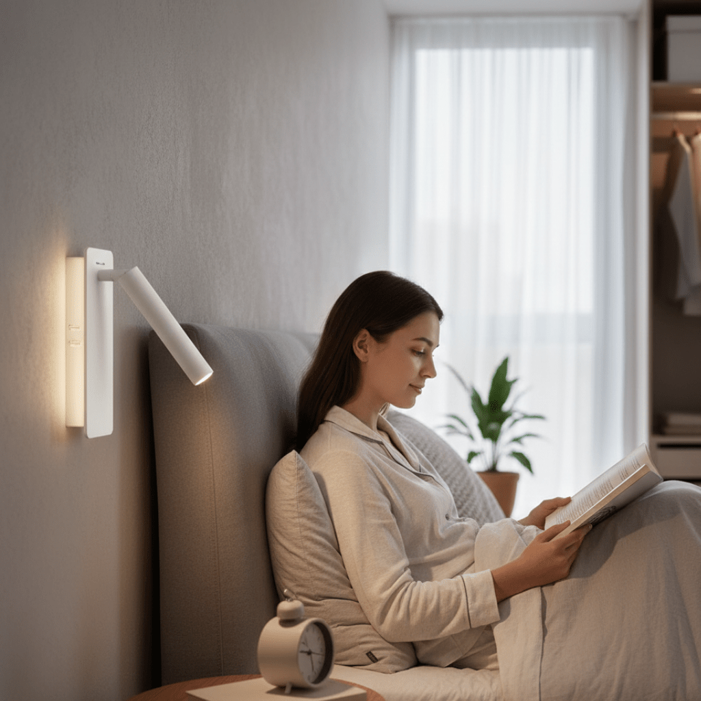 Rotatable LED Lamp for Flexible Bedside Lighting