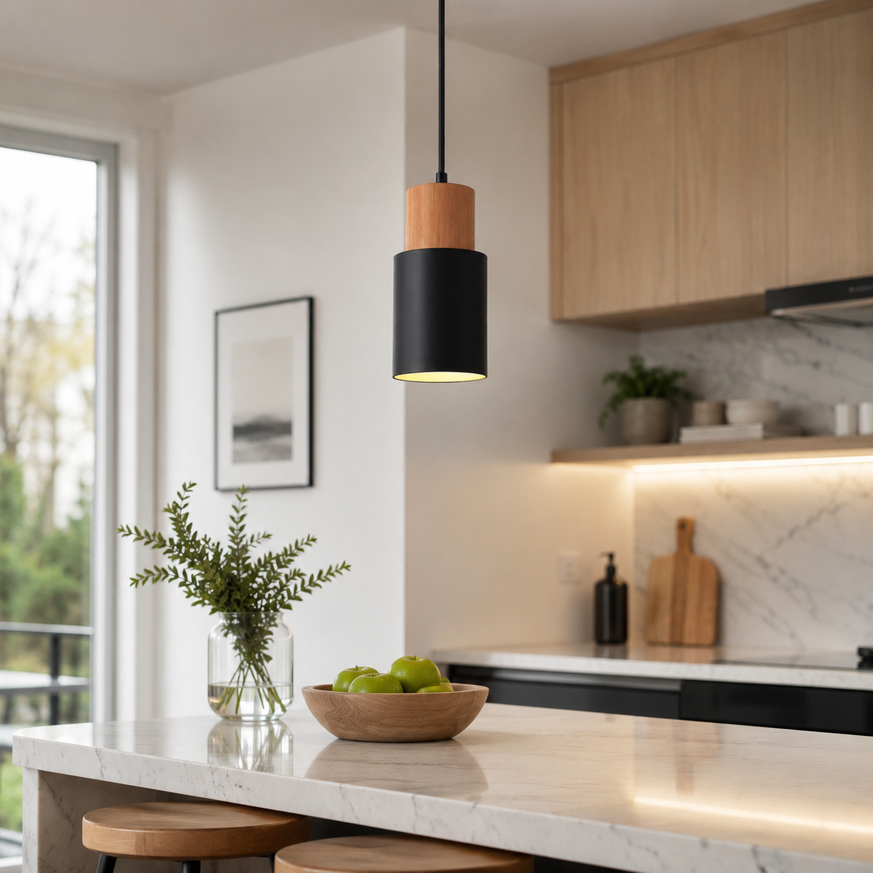 Tavero Wood Pendant Light