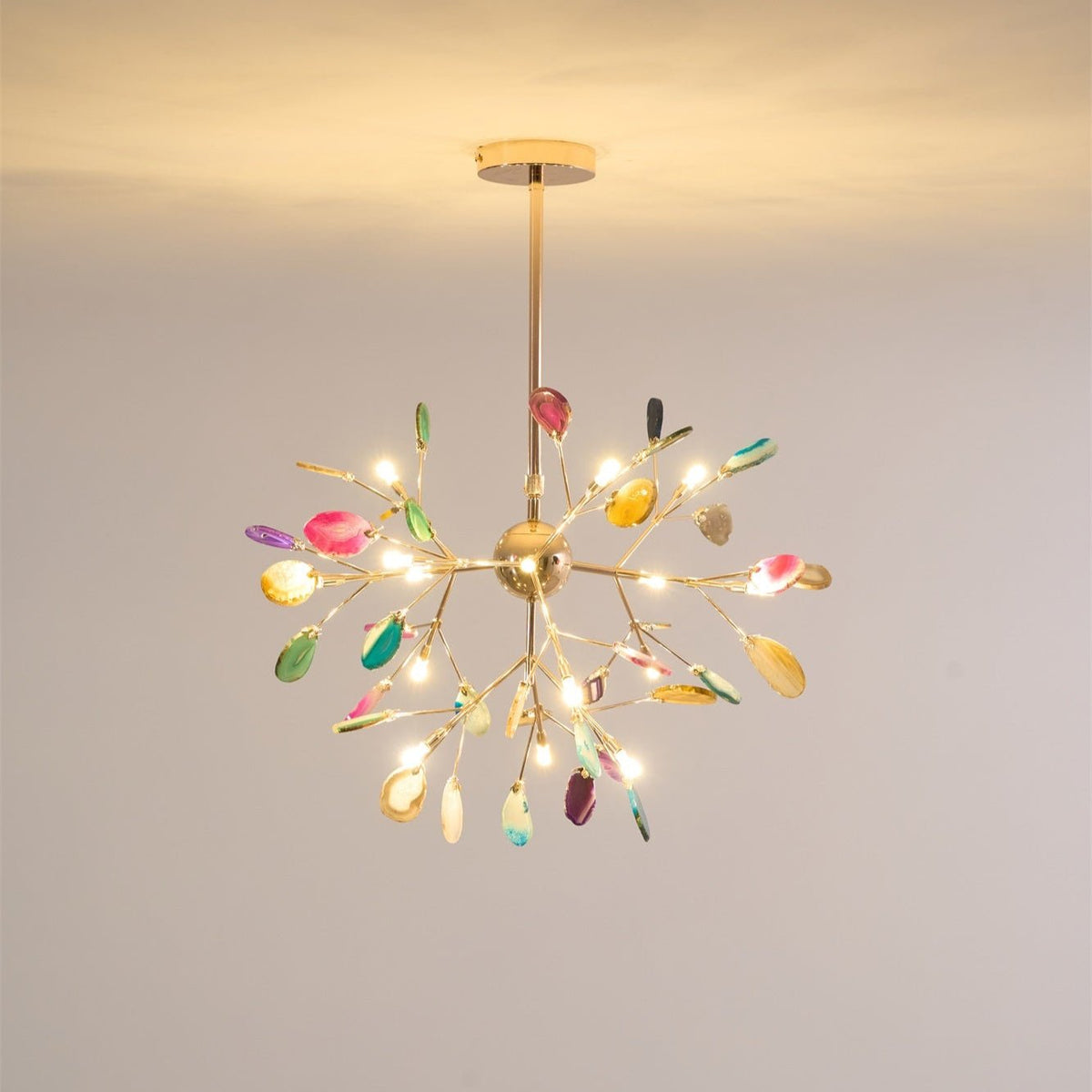 Agate Flake Chandelier