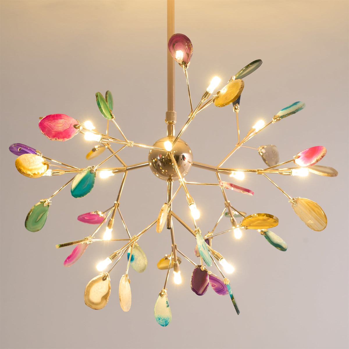 Agate Flake Chandelier