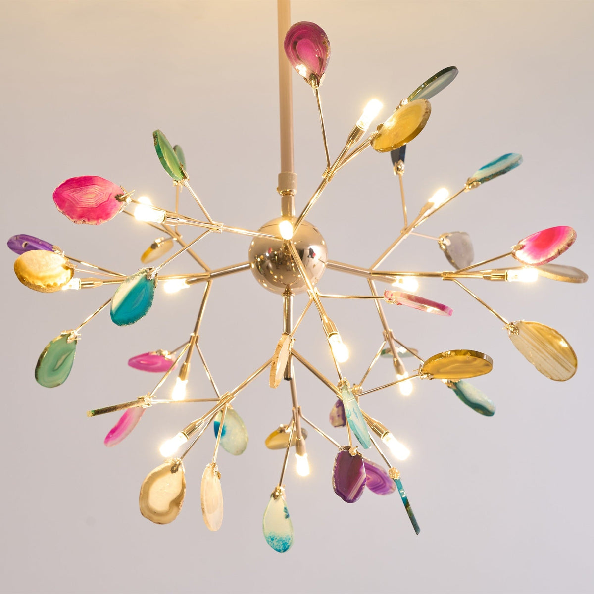 Agate Flake Chandelier