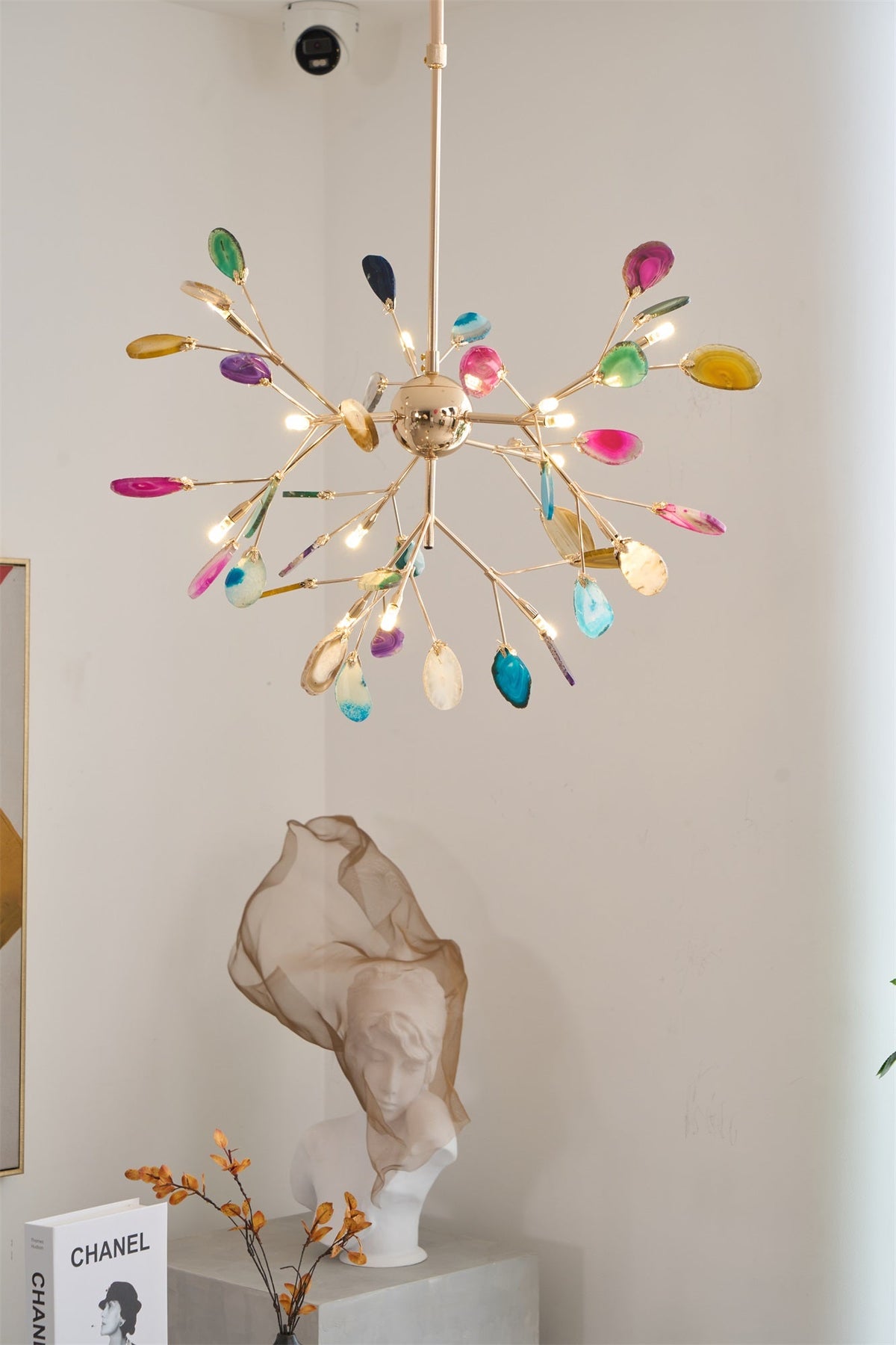 Agate Flake Chandelier