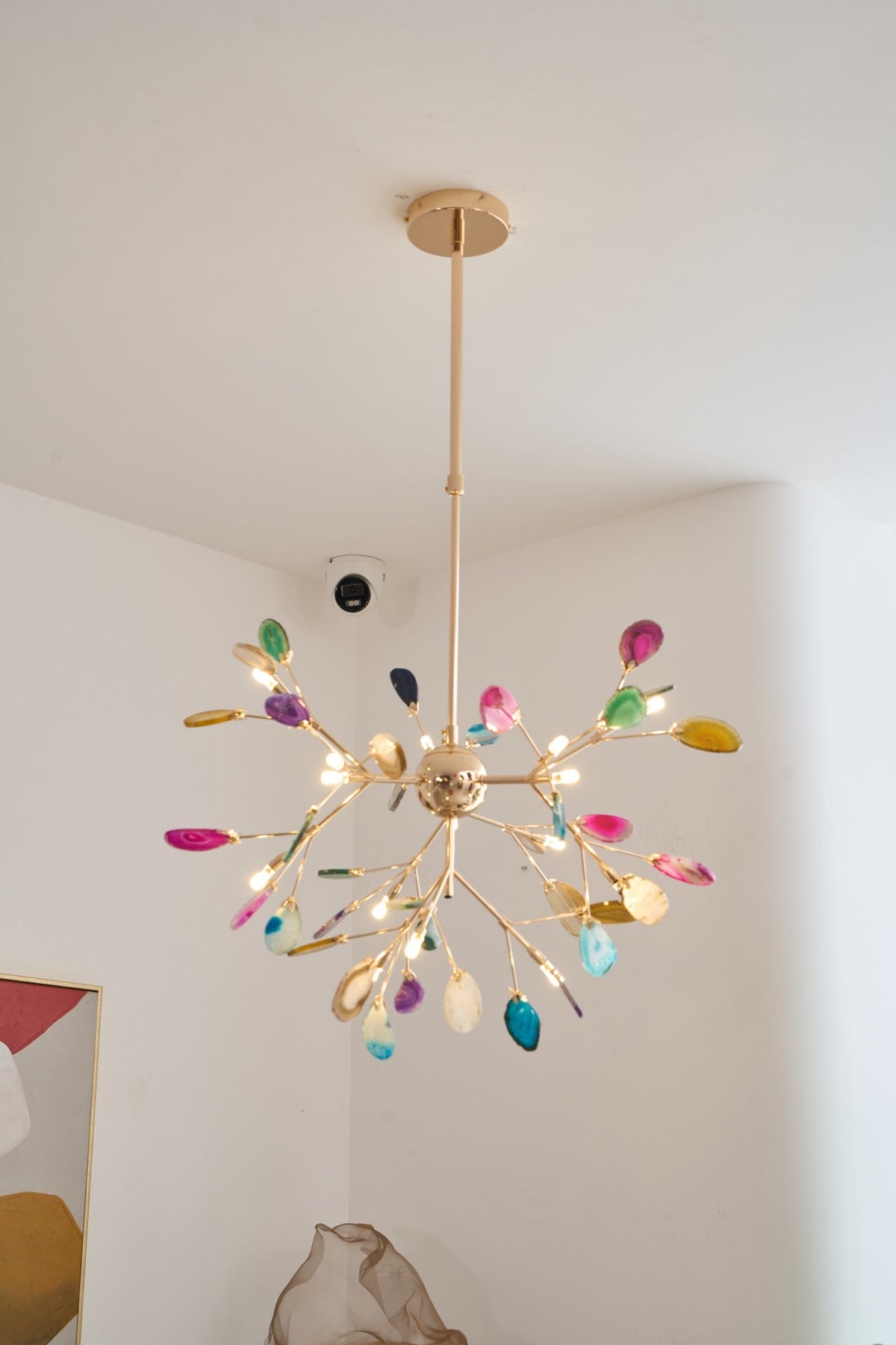 Agate Flake Chandelier