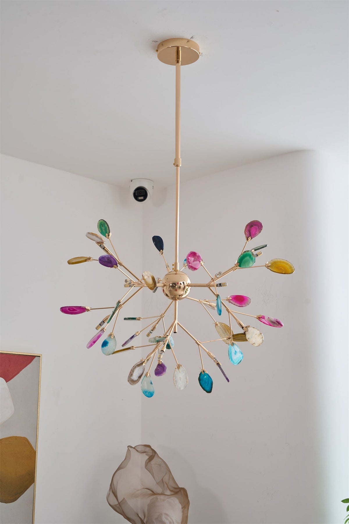 Agate Flake Chandelier