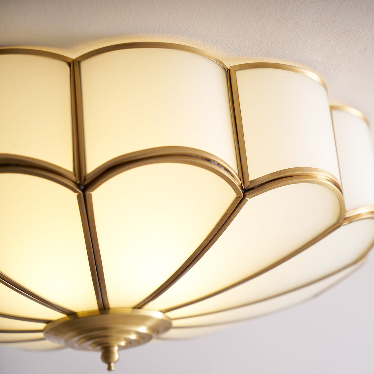 Flower Shape Glass Recessed Ceiling Light