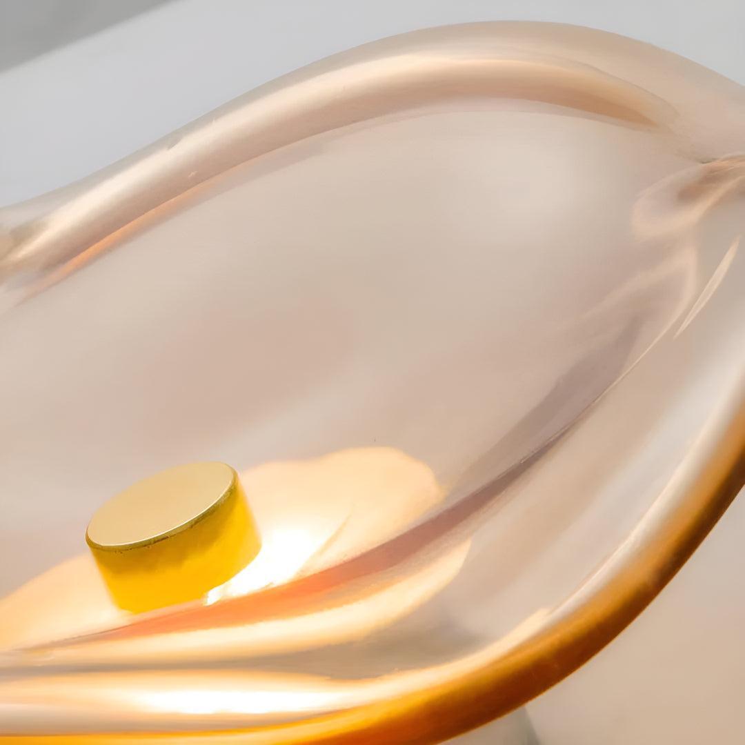 Modern Glass Wall Sconce With Warm LED Glow and Flexible Installation Options