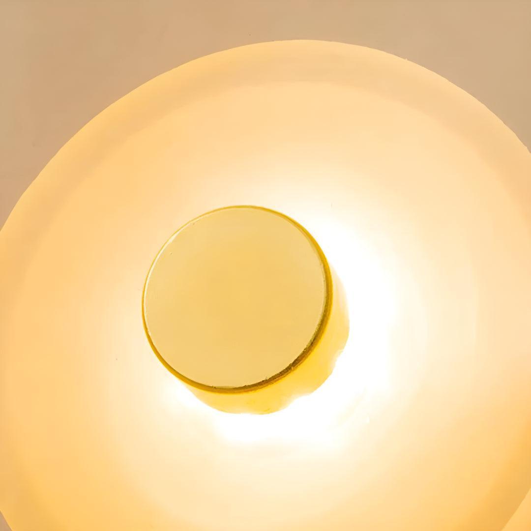 Modern Glass Wall Sconce With Warm LED Glow and Flexible Installation Options
