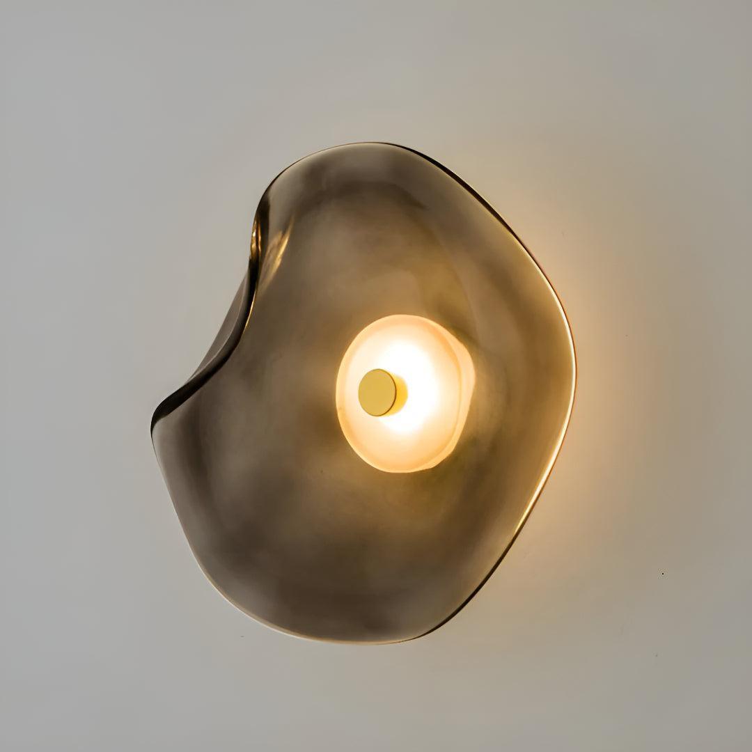 Modern Glass Wall Sconce With Warm LED Glow and Flexible Installation Options