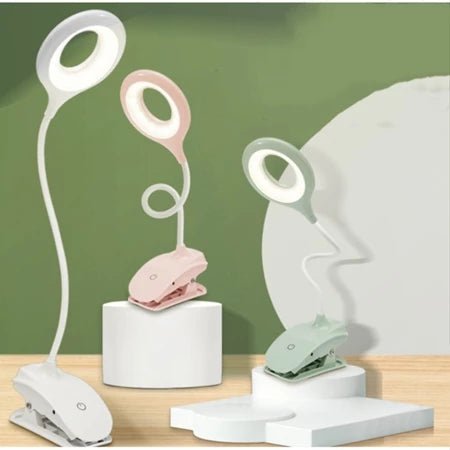 USB LED Reading Lamp with Clip and Adjustable Neck