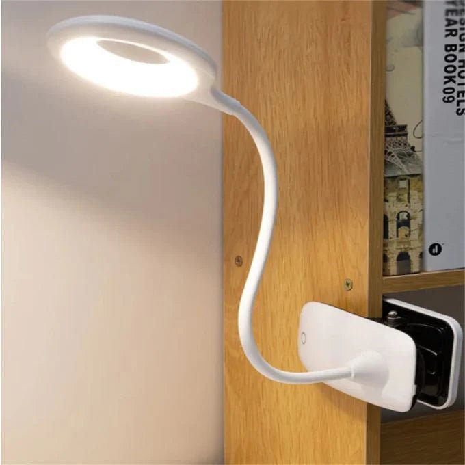 USB LED Reading Lamp with Clip and Adjustable Neck