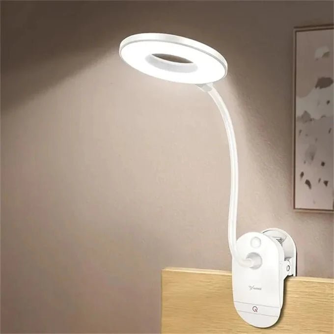 USB LED Reading Lamp with Clip and Adjustable Neck