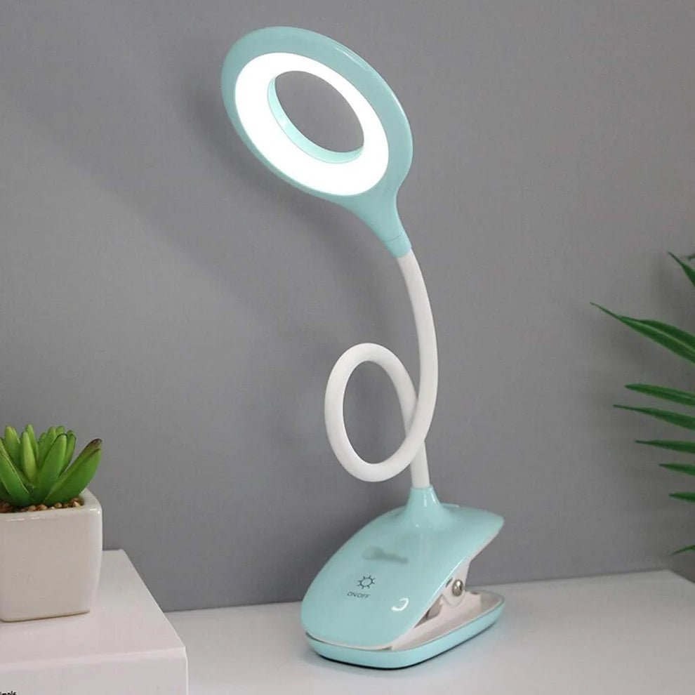 USB LED Reading Lamp with Clip and Adjustable Neck