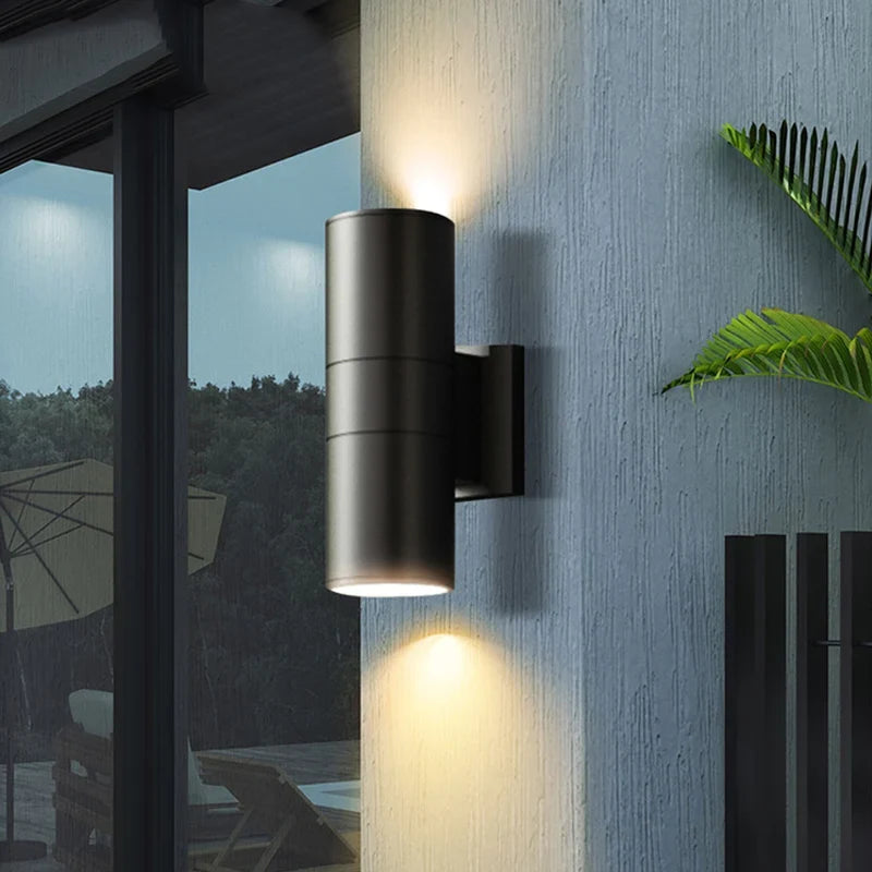 Dual-Beam Outdoor Sconce