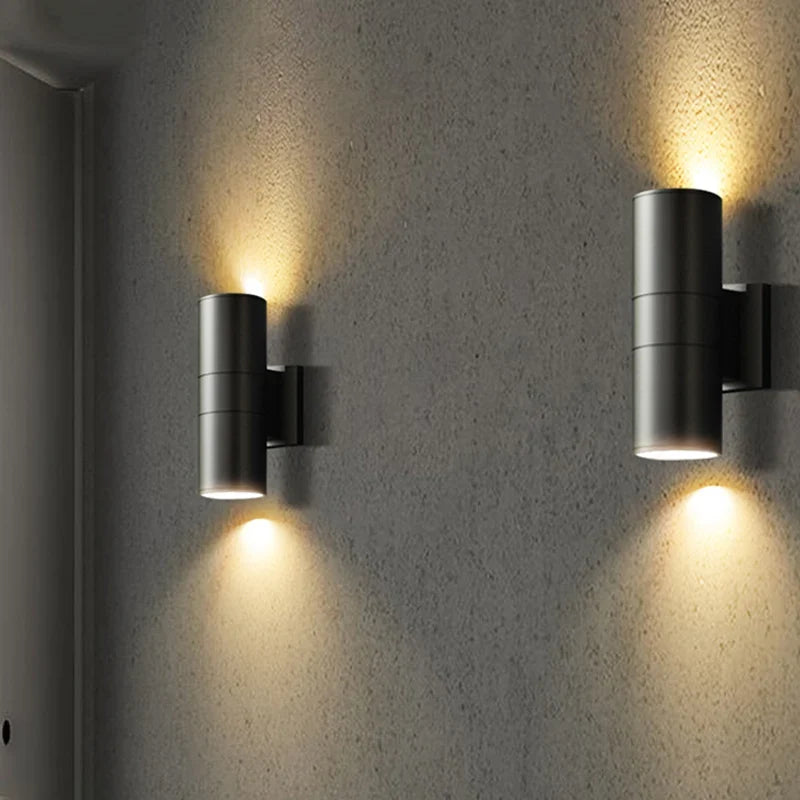 Dual-Beam Outdoor Sconce