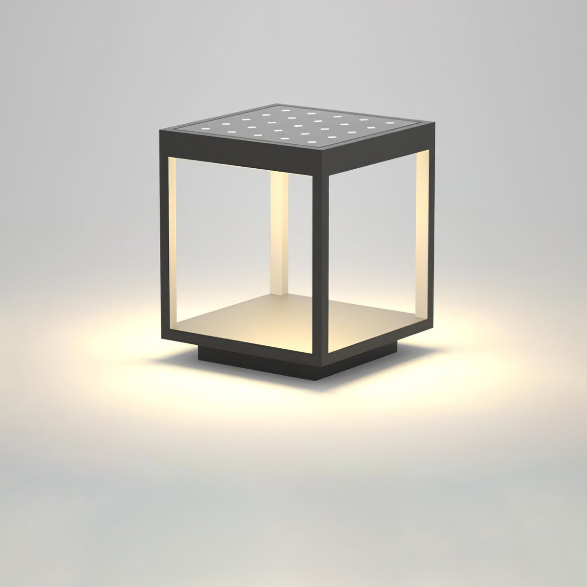 Square Frame Post Outdoor Light