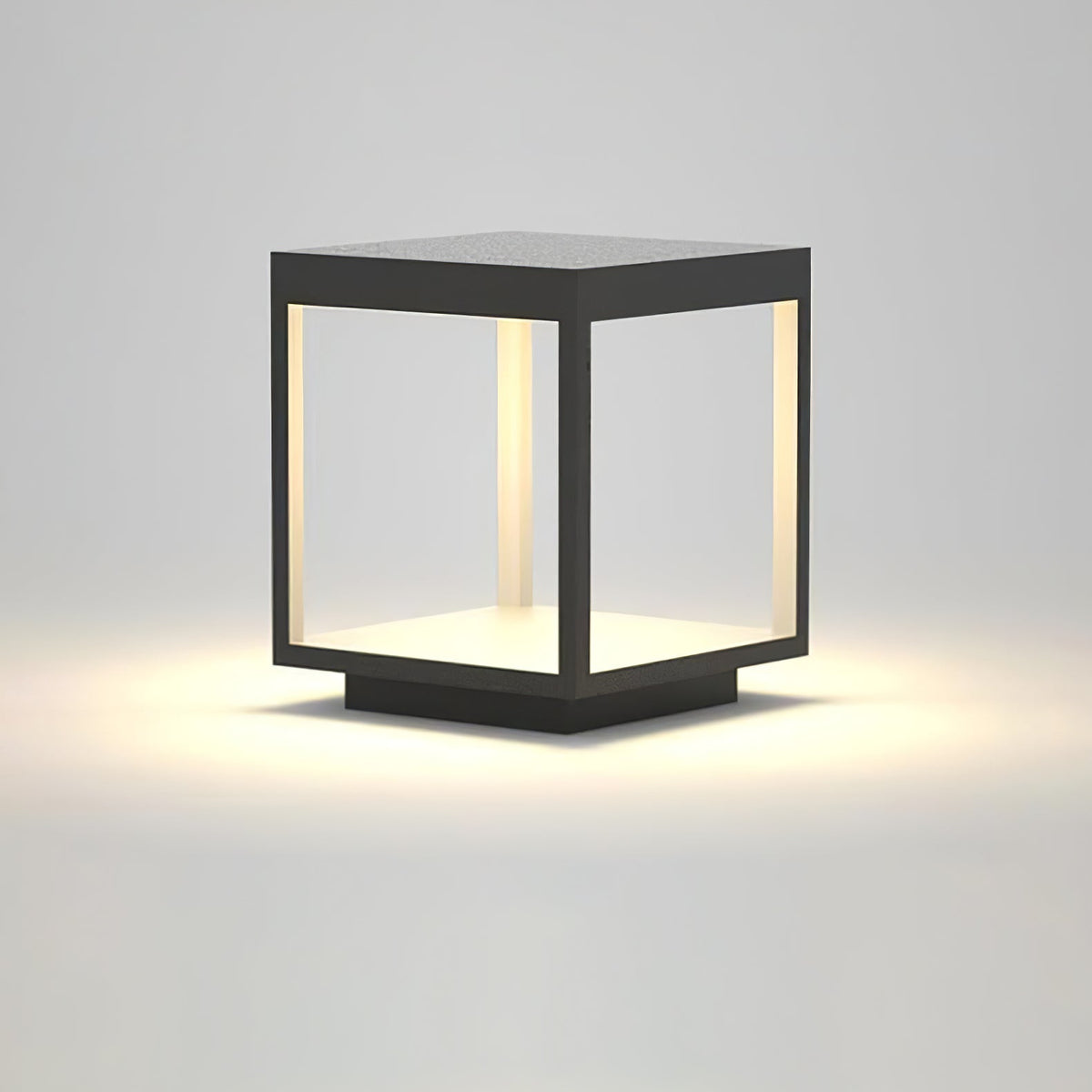 Square Frame Post Outdoor Light
