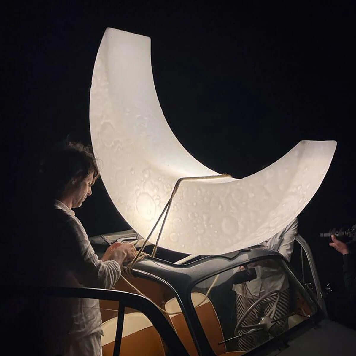 Aurni Moon Floor Lamp