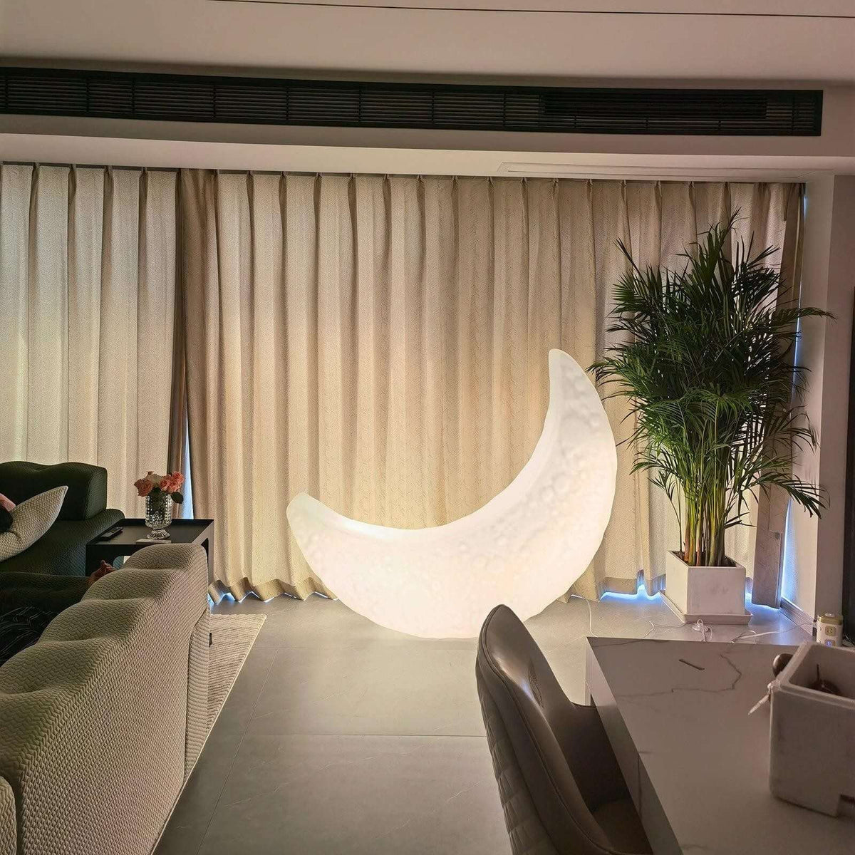 Aurni Moon Floor Lamp
