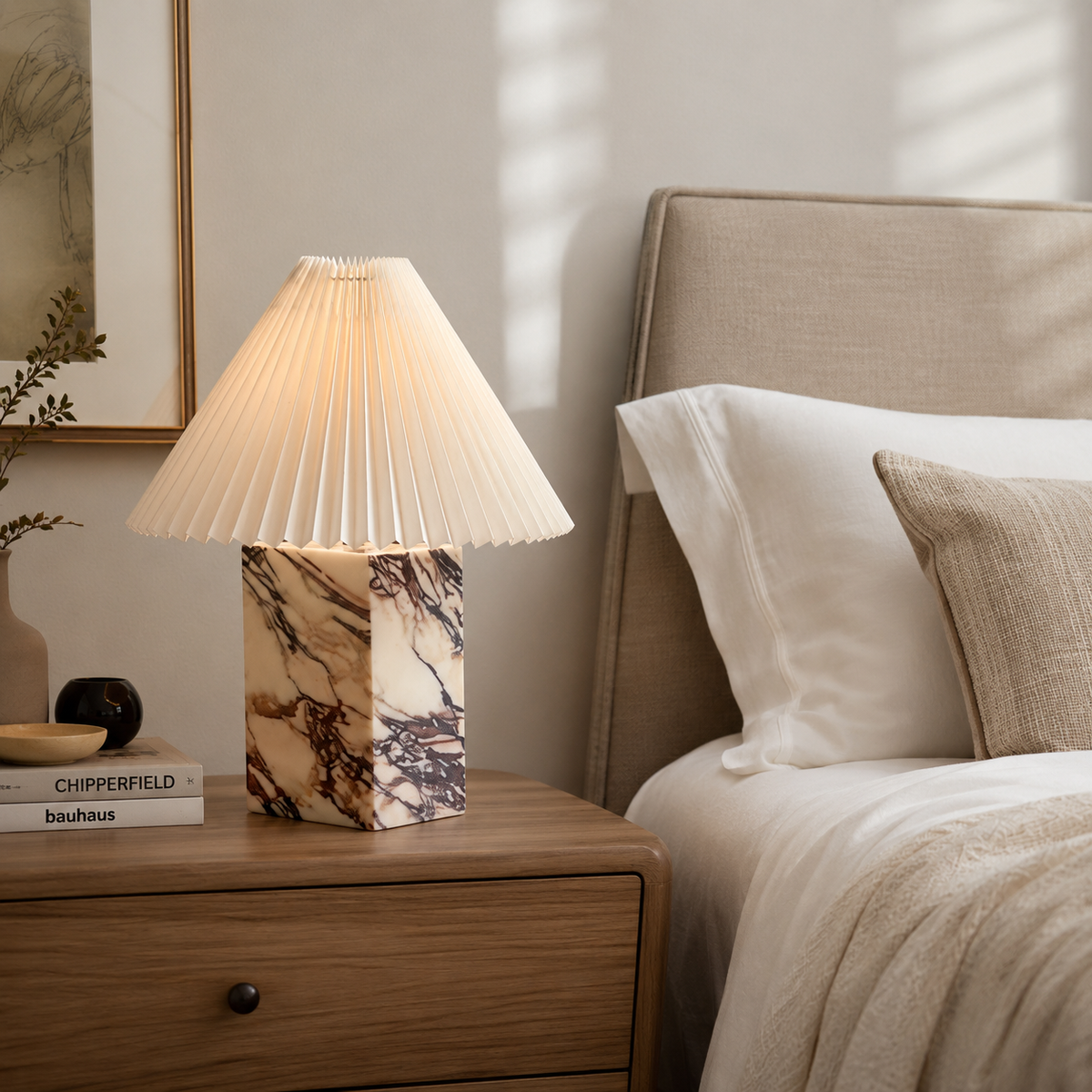 Calista Marble Table Lamp