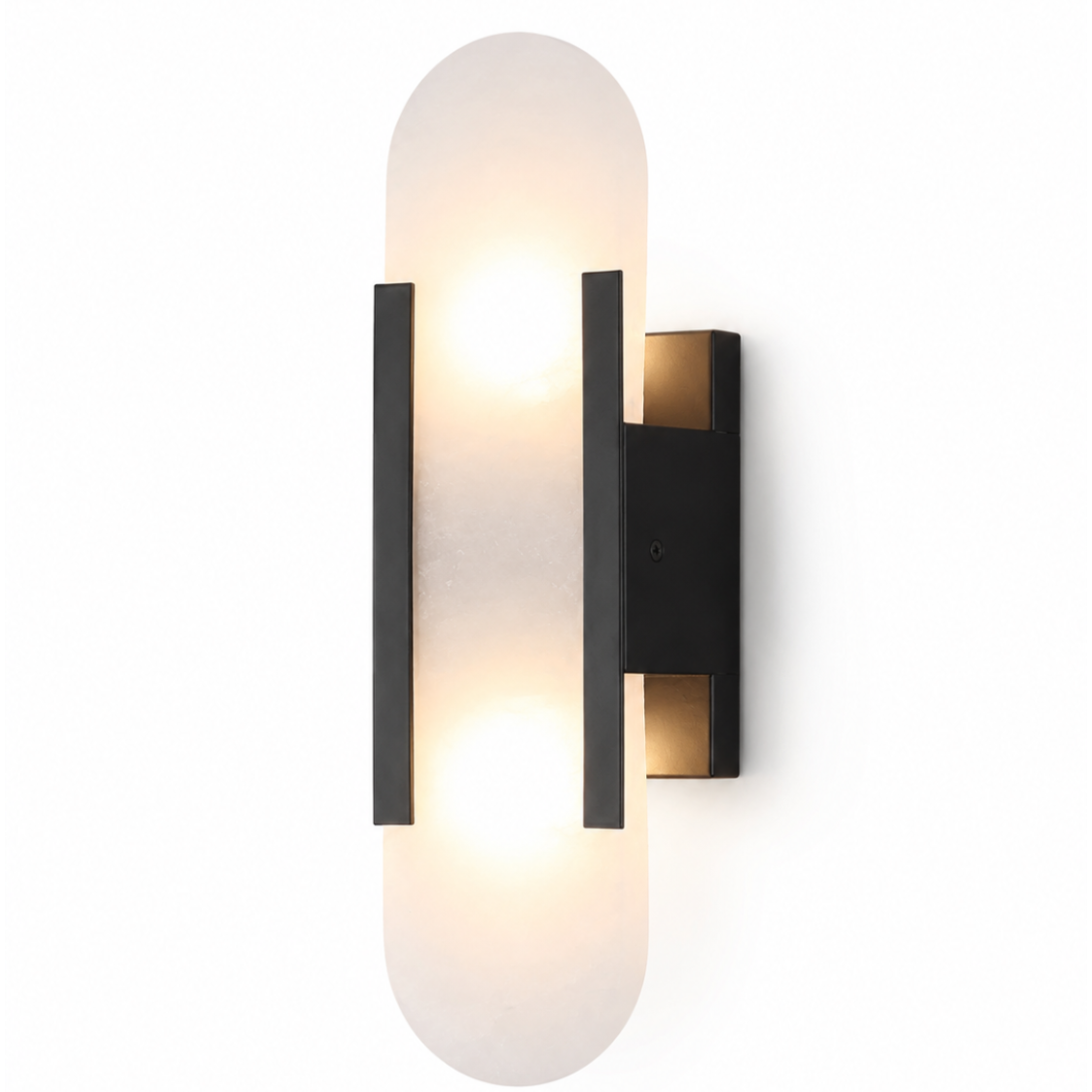 Elongated Alabaster Wall Sconce