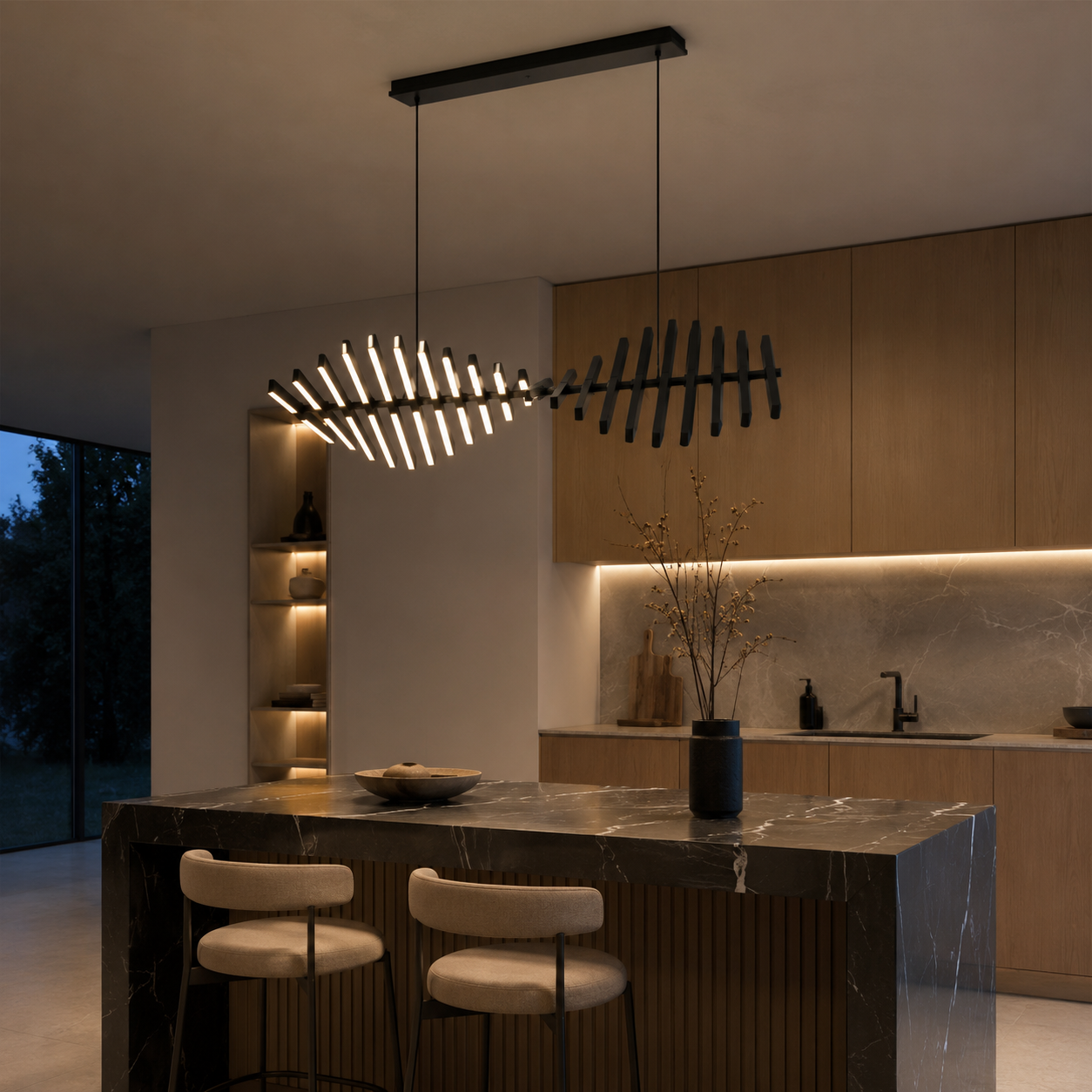 Helix LED Chandelier