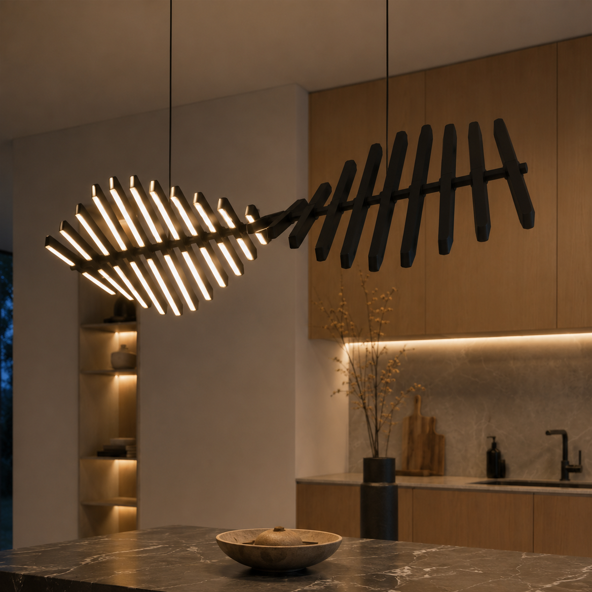 Helix LED Chandelier