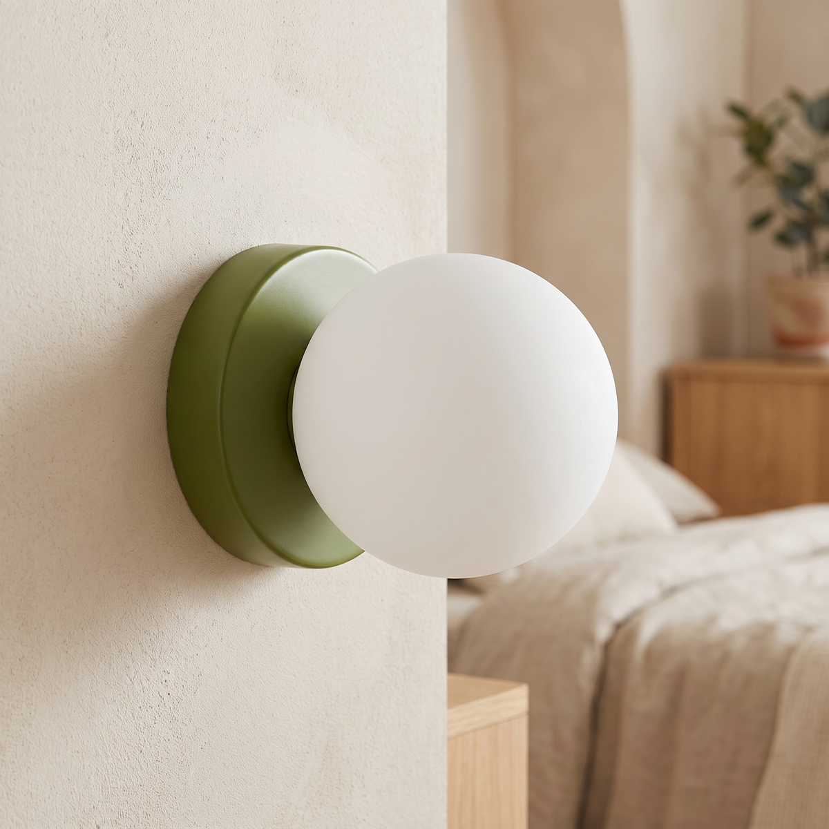 Nuvol Wall Lamp Green lifestyle