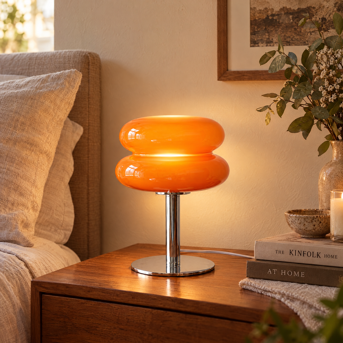 Italian Glass Table Lamp | lifestyle