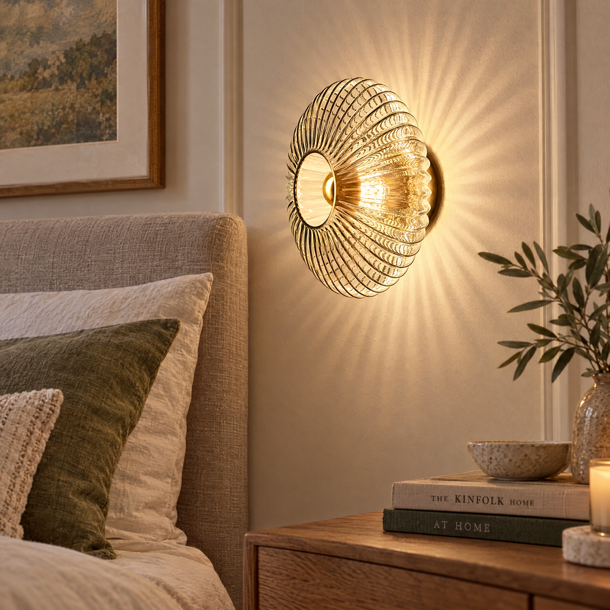 Nordic Glass Wall Sconce | lifestyle