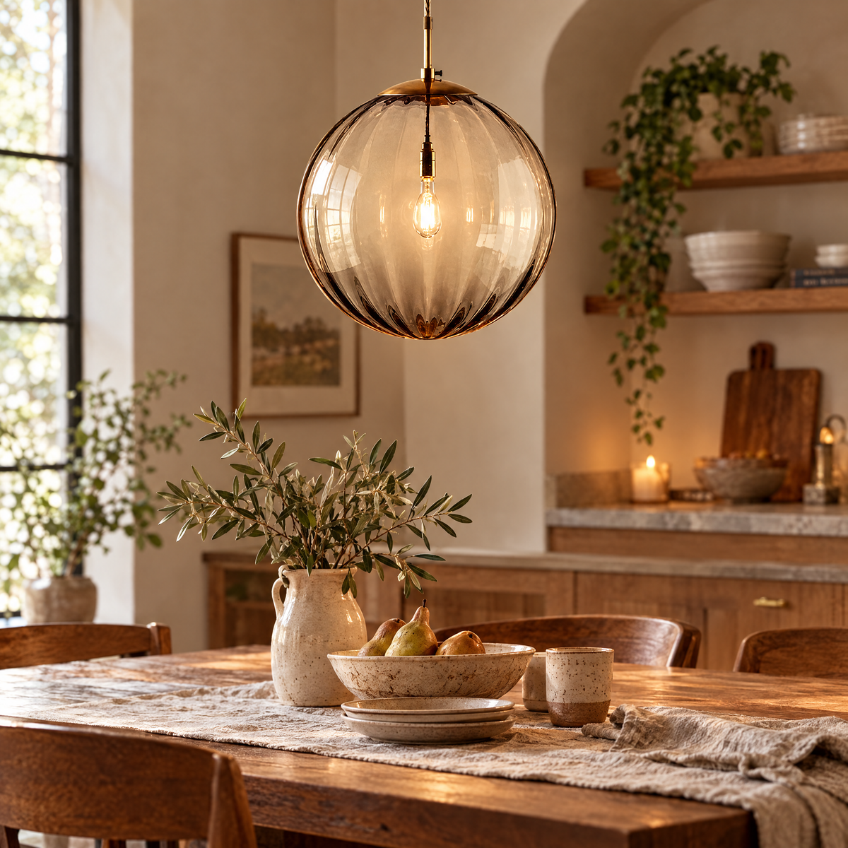 Glass Ball Pendant Light | lifestyle