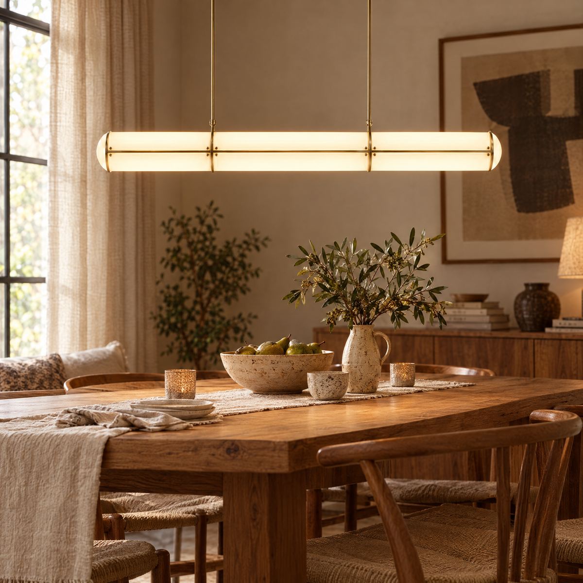 Acrylic Endless Pendant Light | lifestyle