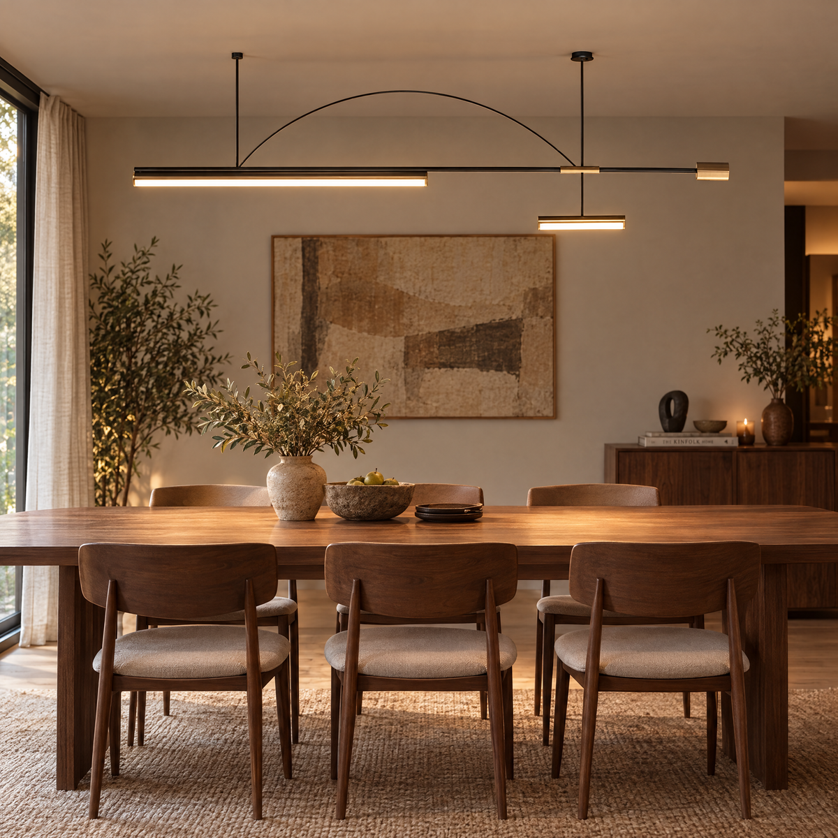 Aero Linear Chandelier | lifestyle