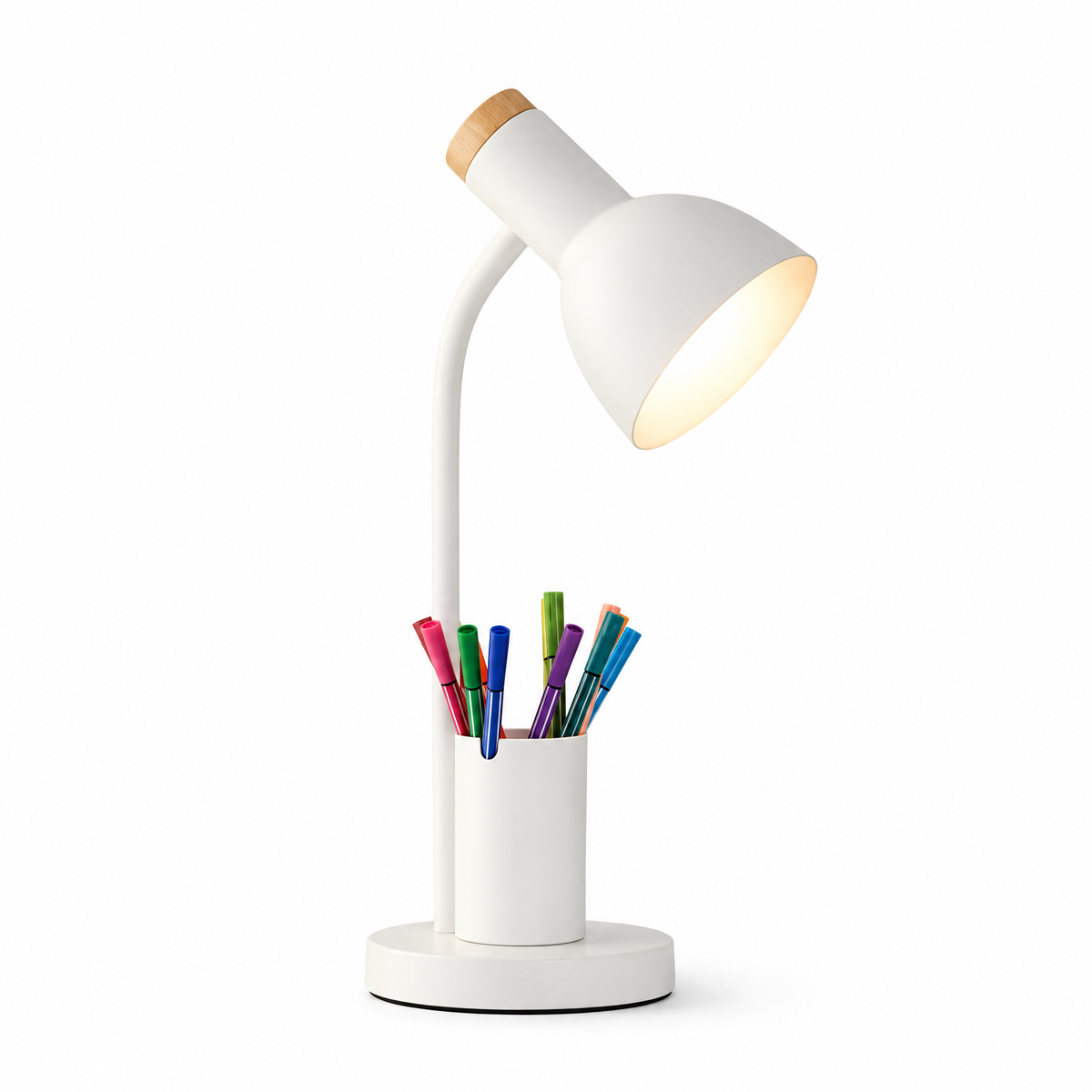 LED Desk Lamp With Built-In Pen Holder For Organization | g0