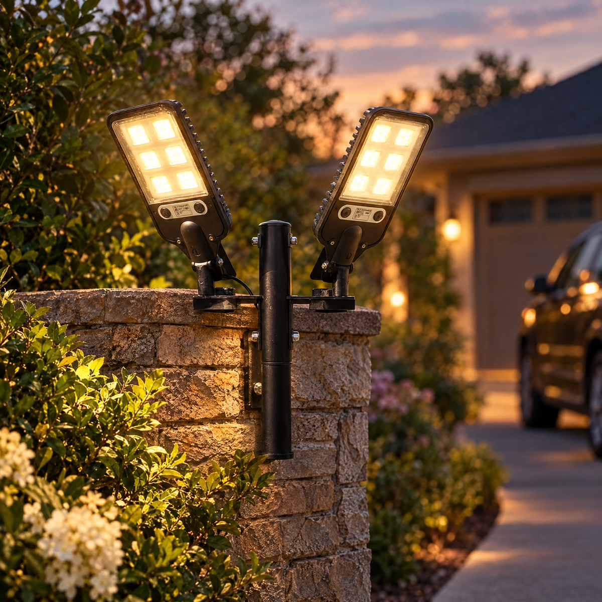 Solar LED Outdoor Spotlight with Motion Sensor | lifestyle