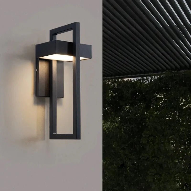 Geometric Outdoor Wall Light