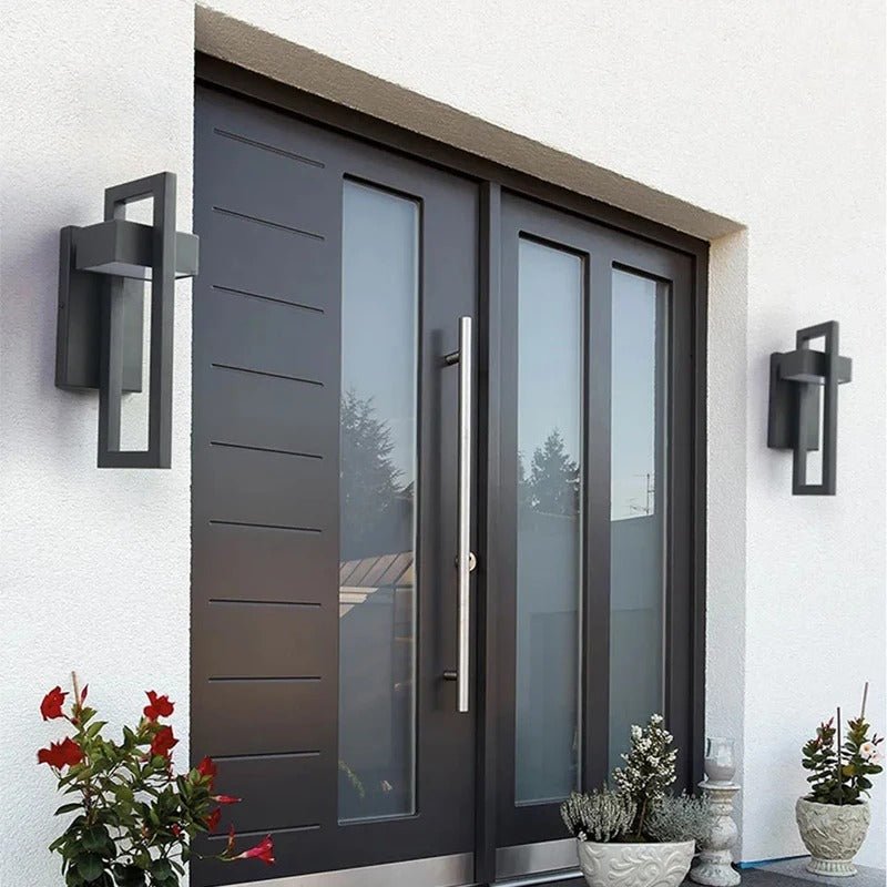 Geometric Outdoor Wall Light