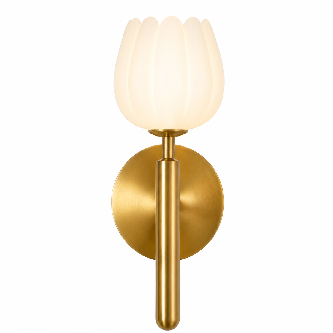 Modern Alabaster Wall Sconce